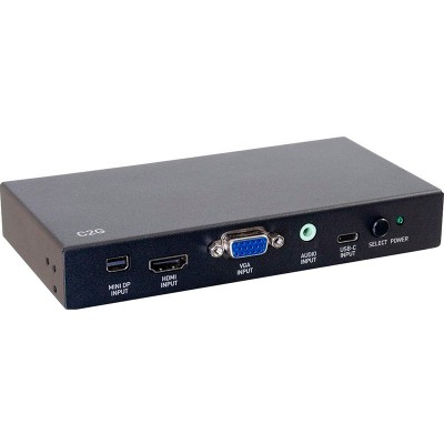 Спліттер C2G HDMI - HDMI + Mini DisplayPort + VGA + USB-C + 3.5 мм (CG81850) Спліттер C2G HDMI - HDMI + Mini DisplayPort + VGA + USB-C + 3.5 мм (CG81850)