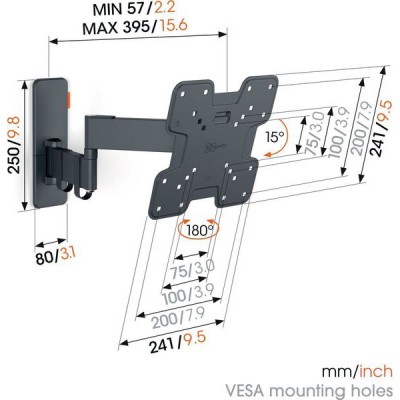 Кронштейн Vogels TVM 1243 Black (1812430) Кронштейн Vogels TVM 1243 Black (1812430)