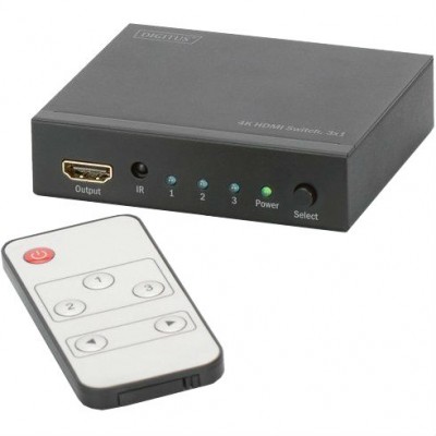 Відеокомутатор DIGITUS HDMI, 4K (DS-48304)