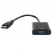 Перехідник VINGA HDMI - VGA 1080p (VCPAHDMIM2VGAFBK)