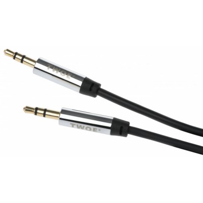 Кабель 2E (jack 3.5 мм-M/jack 3.5 мм-M) Coiled 1.8 м, Black Кабель 2E (jack 3.5 мм-M/jack 3.5 мм-M) Coiled 1.8 м, Black