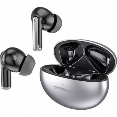 Гарнітура PROOVE Thunder Buds TWS with ANC Silver (48399silver) Гарнітура PROOVE Thunder Buds TWS with ANC Silver (48399silver)