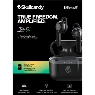 Гарнітура SKULLCANDY TW Indy Evo True Black (S2IVW-N740) Гарнітура SKULLCANDY TW Indy Evo True Black (S2IVW-N740)
