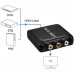 Конвертер PowerPlant HDCAV02-M HDMI AV Black (CA911486)