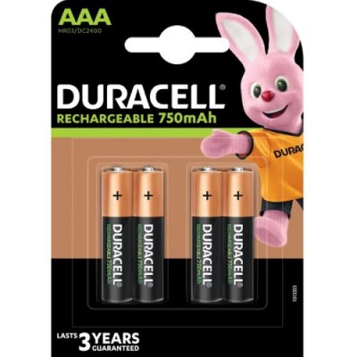 Акумулятори DURACELL HR03 AAA 750 mAh 4 шт (5007331)