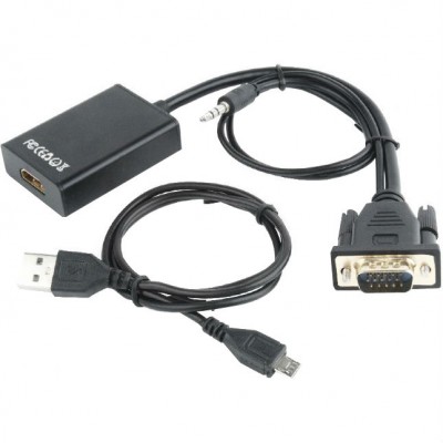 Перехідник CABLEXPERT HDMI - VGA + USB + 3.5 мм аудіо 0.15 м (A-VGA-HDMI-01) Перехідник CABLEXPERT HDMI - VGA + USB + 3.5 мм аудіо 0.15 м (A-VGA-HDMI-01)