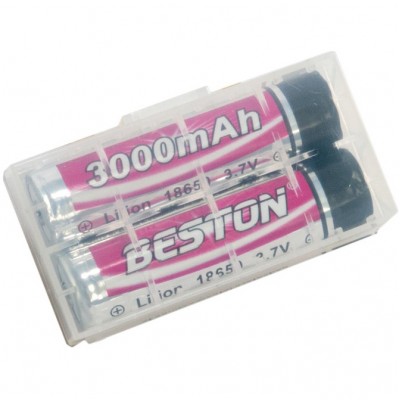 Акумулятори BESTON 18650 3000mAh Li-ion 2шт з захистом (AAB1848) Акумулятори BESTON 18650 3000mAh Li-ion 2шт з захистом (AAB1848)