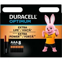 Батарейки DURACELL LR03 KPD 08*10 Optimum лужні (5015602) 1x8 шт Батарейки DURACELL LR03 KPD 08*10 Optimum лужні (5015602) 1x8 шт