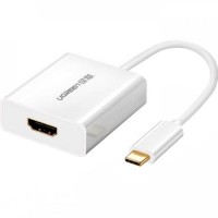 Перехідник UGREEN USB 2.0 Type-C - HDMI White (40273)