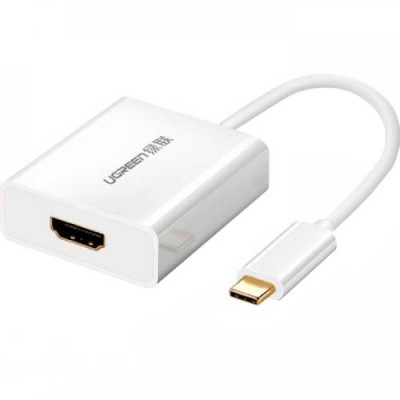 Перехідник UGREEN USB 2.0 Type-C - HDMI White (40273) Перехідник UGREEN USB 2.0 Type-C - HDMI White (40273)
