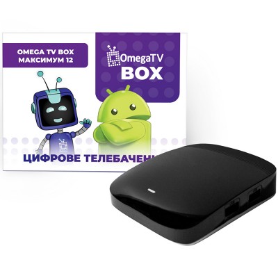Медіаплеєр OMEGA TV Box "Максимальний 12" (OTVM12) Медіаплеєр OMEGA TV Box "Максимальний 12" (OTVM12)