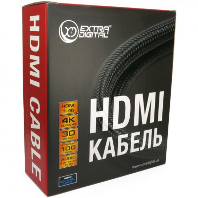 Кабель EXTRADIGITAL HDMI - HDMI 15m Red (KBH1614) Кабель EXTRADIGITAL HDMI - HDMI 15m Red (KBH1614)