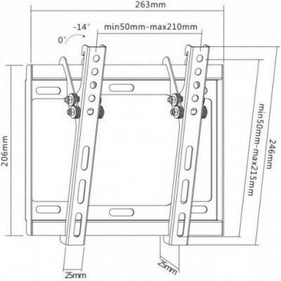 Кронштейн UNIBRACKET BZ 01-21 Кронштейн UNIBRACKET BZ 01-21