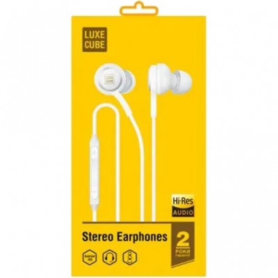 Гарнітура LUXE CUBE HiRez Audio White (7775557575655)