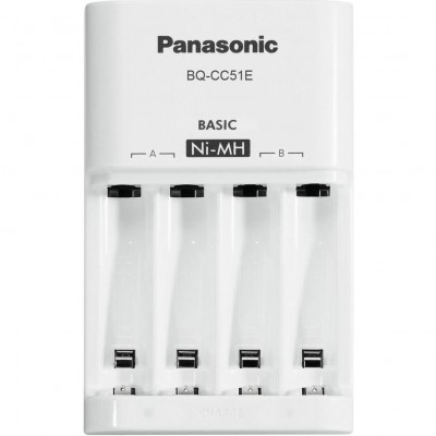 Зарядний пристрій PANASONIC Eneloop Basic BQ-CC51E Зарядний пристрій PANASONIC Eneloop Basic BQ-CC51E