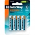 Батарейки COLORWAY Alkaline Power LR 06 (АА) 4 шт (CW-BALR06-4BL)