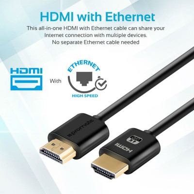 Кабель PROMATE HDMI proLink4K2-300 Black (prolink4k2-300.black) Кабель PROMATE HDMI proLink4K2-300 Black (prolink4k2-300.black)