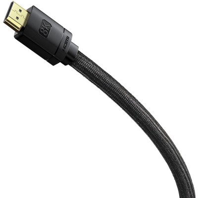 Кабель BASEUS HDMI M-M, 3m, V2.1 8K, HD Series Black (CAKGQ-L01) Кабель BASEUS HDMI M-M, 3m, V2.1 8K, HD Series Black (CAKGQ-L01)