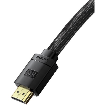 Кабель BASEUS HDMI M-M, 3m, V2.1 8K, HD Series Black (CAKGQ-L01) Кабель BASEUS HDMI M-M, 3m, V2.1 8K, HD Series Black (CAKGQ-L01)