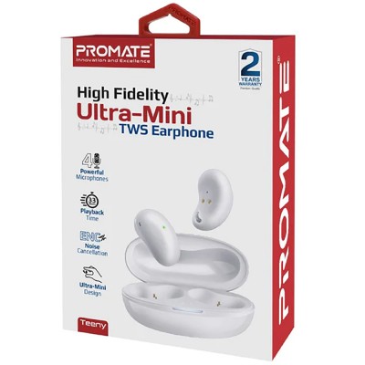 Гарнітура PROMATE Teeny White (teeny.white) Гарнітура PROMATE Teeny White (teeny.white)