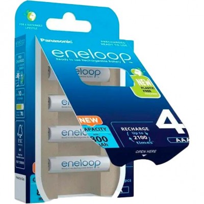 Акумулятор Panasonic Eneloop NI-MH AAA 800 mAh 4 шт (BK-4MCDE/4BE) Акумулятор Panasonic Eneloop NI-MH AAA 800 mAh 4 шт (BK-4MCDE/4BE)