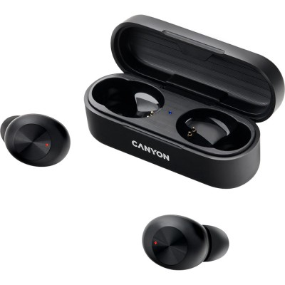 Гарнітура CANYON TWS-1 Black (CNE-CBTHS1B)