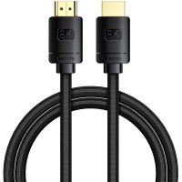 Кабель BASEUS HDMI M-M, 3m, V2.1 8K, HD Series Black (CAKGQ-L01) Кабель BASEUS HDMI M-M, 3m, V2.1 8K, HD Series Black (CAKGQ-L01)