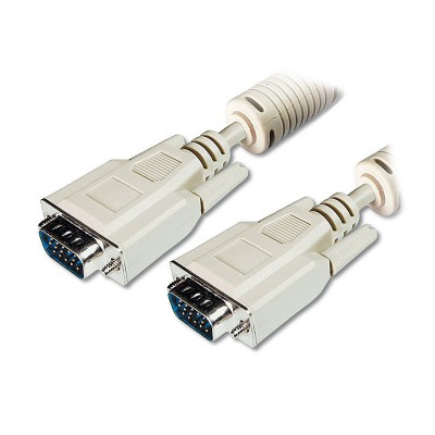 Кабель DIGITUS VGA (HDDB15M/M) 1.8 m ferrite biege Кабель DIGITUS VGA (HDDB15M/M) 1.8 m ferrite biege