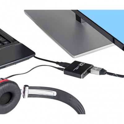 Перехідник CABLEXPERT 2 х HDMI - USB + 2 х 3.5 мм (UHG-4K2-01) Перехідник CABLEXPERT 2 х HDMI - USB + 2 х 3.5 мм (UHG-4K2-01)