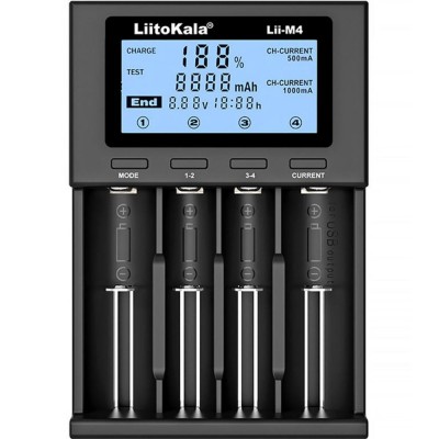 Зарядний пристрій LIITOKALA Lii-M4 Зарядний пристрій LIITOKALA Lii-M4