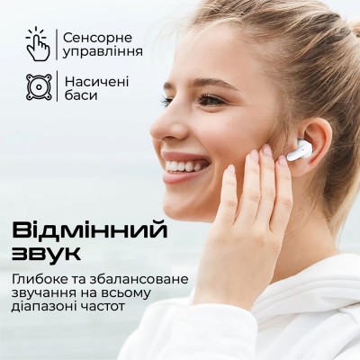 Гарнітура PROMATE Lush White (lush.white) Гарнітура PROMATE Lush White (lush.white)