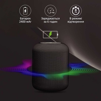 Портативна акустика PROMATE Boom-10 Black (boom-10.black) Портативна акустика PROMATE Boom-10 Black (boom-10.black)