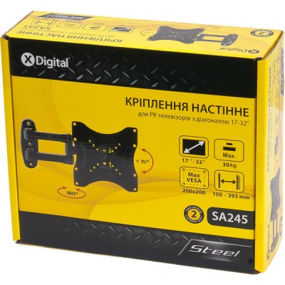 Кронштейн X-Digital STEEL SA245 Black Кронштейн X-Digital STEEL SA245 Black