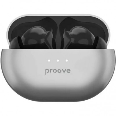 Гарнітура PROOVE Woop TWS with ANC Silver/Black (48400silver/black) Гарнітура PROOVE Woop TWS with ANC Silver/Black (48400silver/black)