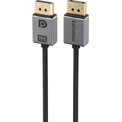 Кабель PROMATE DisplayPort 2.0 2 м (dplink-16k.black) Кабель PROMATE DisplayPort 2.0 2 м (dplink-16k.black)