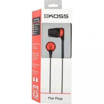 Навушники KOSS The Plug Noise Isolating Red (196768.101) Навушники KOSS The Plug Noise Isolating Red (196768.101)
