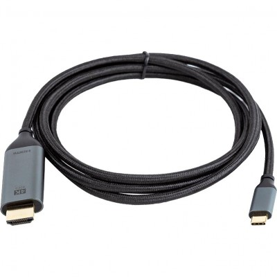Кабель PowerPlant USB Type-C - HDMI 1.8 м (CA913350) Кабель PowerPlant USB Type-C - HDMI 1.8 м (CA913350)