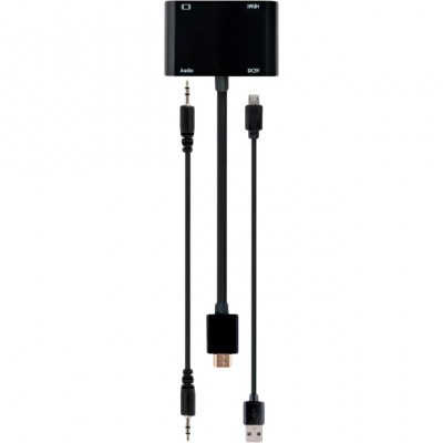 Кабель CABLEXPERT HDMI - HDMI + VGA + аудіо 3.5 мм Black (A-HDMIM-HDMIFVGAF-01) Кабель CABLEXPERT HDMI - HDMI + VGA + аудіо 3.5 мм Black (A-HDMIM-HDMIFVGAF-01)