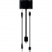 Кабель CABLEXPERT HDMI - HDMI + VGA + аудіо 3.5 мм Black (A-HDMIM-HDMIFVGAF-01)