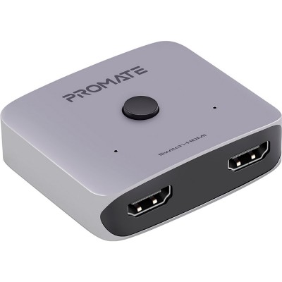 Комутатор Promate Switch-HDMI 4K 60 Hz Silver (switch-hdmi.silver) Комутатор Promate Switch-HDMI 4K 60 Hz Silver (switch-hdmi.silver)