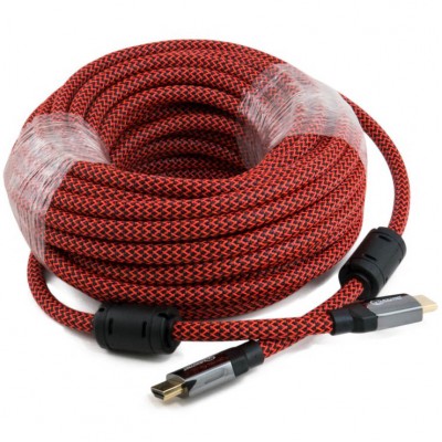Кабель EXTRADIGITAL HDMI - HDMI 15m Red (KBH1614) Кабель EXTRADIGITAL HDMI - HDMI 15m Red (KBH1614)