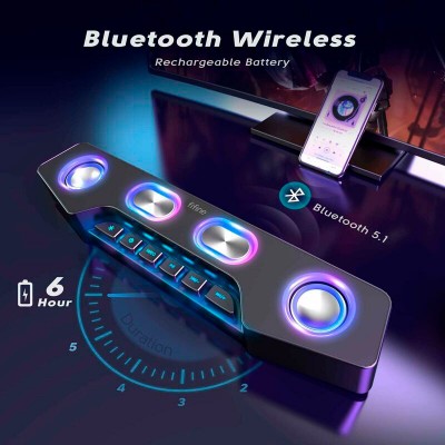 Портативна акустика FIFINE A16 Gaming Speaker RGB AUX Bluetoth (4820216972498) Портативна акустика FIFINE A16 Gaming Speaker RGB AUX Bluetoth (4820216972498)