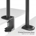 Настільне кріплення HiSmart для трьох моніторів 17-27" Black (HS082420)