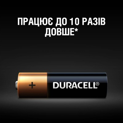 Батарейки DURACELL LR06 MN1500 лужні (81545403) 1х4 шт Батарейки DURACELL LR06 MN1500 лужні (81545403) 1х4 шт