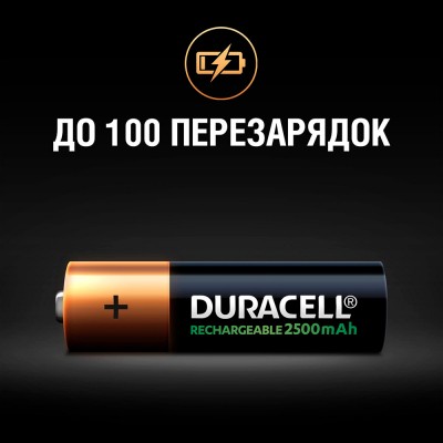 Акумулятор DURACELL HR6 (AA) 2500 mAh 4 шт. (5005001) Акумулятор DURACELL HR6 (AA) 2500 mAh 4 шт. (5005001)