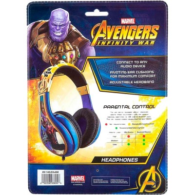 Навушники eKids MARVEL Avengers Infinity War Kid-Friendly Volume (AV-140.EXV8M) Навушники eKids MARVEL Avengers Infinity War Kid-Friendly Volume (AV-140.EXV8M)