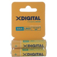 Батарейки X-DIGITAL LR 03 2 шт Батарейки X-DIGITAL LR 03 2 шт