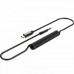 Кабель VENTION Type-C - 3.5 mm Male Spring Audio Cable 1 м Black Metal Type (BGABF)
