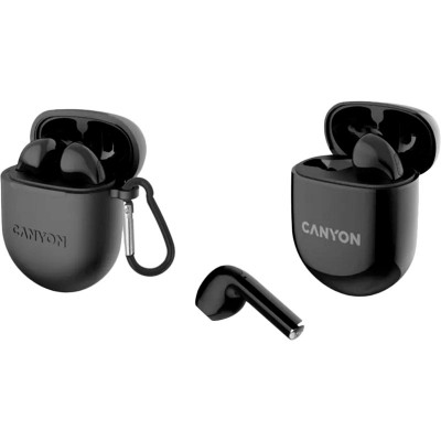 Гарнітура CANYON TWS-6 Black (CNS-TWS6B) Гарнітура CANYON TWS-6 Black (CNS-TWS6B)