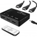 Спліттер MEDIA-TECH HDMI 5 ports HDMI switch Black (MT5207)